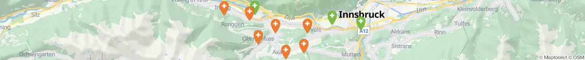 Map view for Pharmacies emergency services nearby Oberperfuss (Innsbruck  (Land), Tirol)